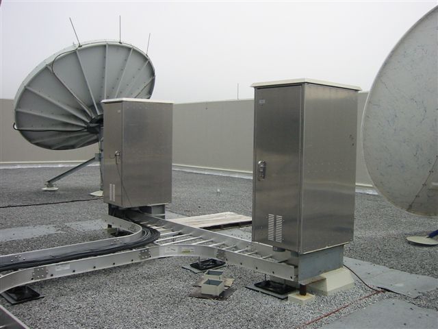 Roof Mounted Electrical Enclosures In Position